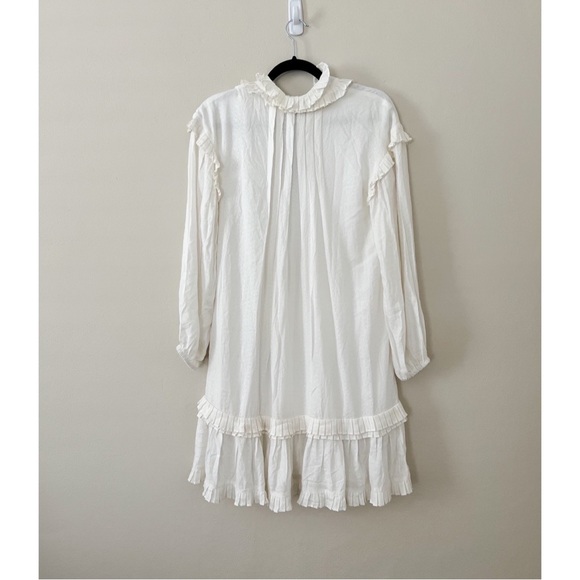 *NWT* FARM RIO Pleated Dress Off White XS - Picture 3 of 5